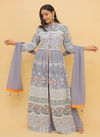 Gray Colour ARYA 20 Latest Designer Party Wear Fancy Heavy Georgette Salwar Suits Collection 9207